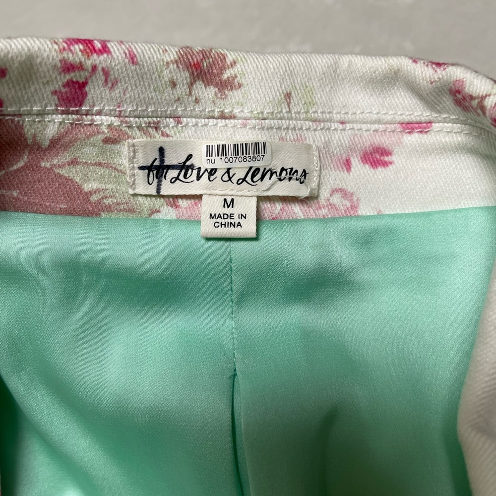 EUC For Love & Lemons Weston Denim Blazer - Picture 7 of 9